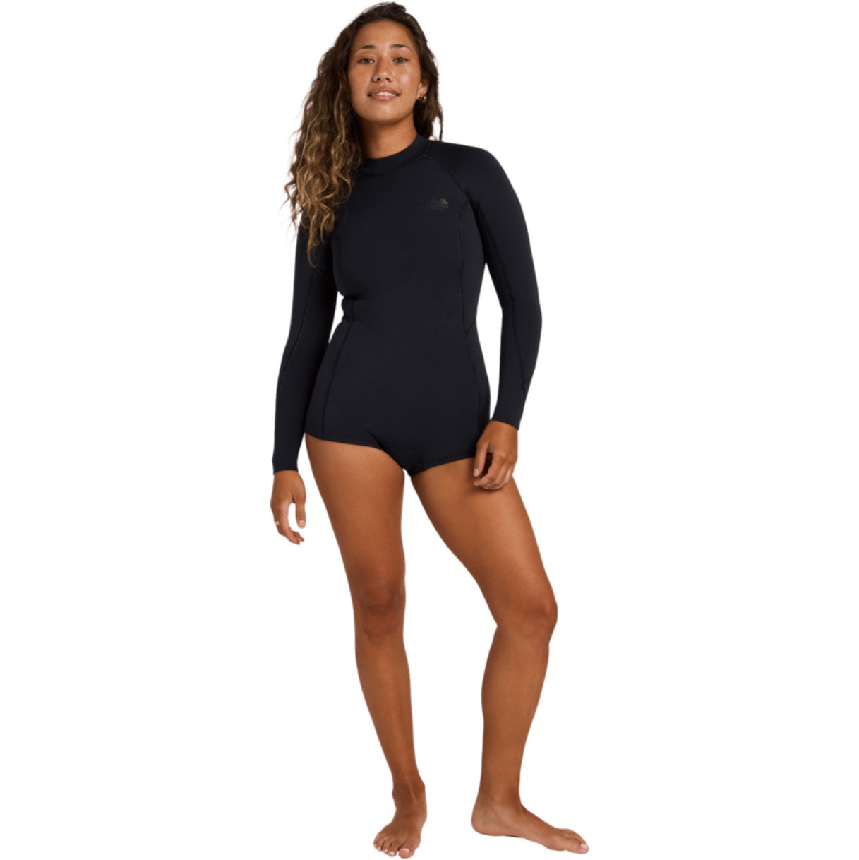 2026 Billabong Womens Spring Fever 2mm Long Sleeve Springsuit Wetsuit ABJW400137 - Black Pebble